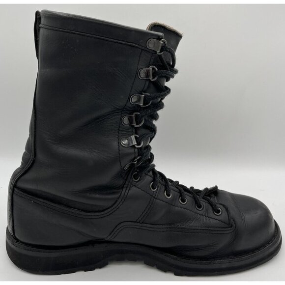 Mens Danner 69110 Fort Lewis USA 10” Black Leather Lace Tactical Boots Size 12D main image 5